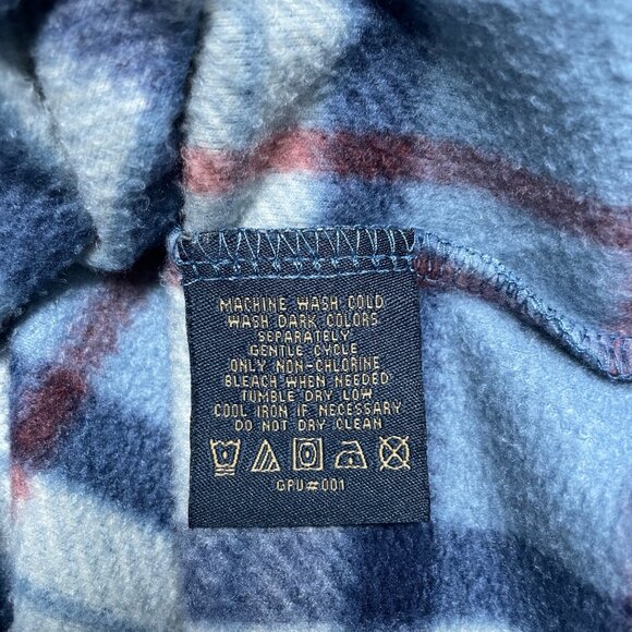 FREEDOM FOUNDRY FLEECE SHIRT SHACKET MENS XL PLUSH BUTTON UP BLUE LUMBERJACK - Picture 6 of 10